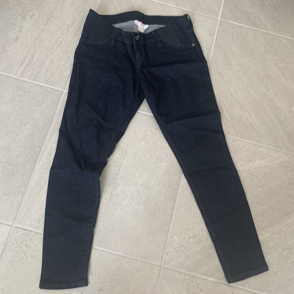 Isabel Maternity Women Size 6 Blue Skinny Low Rise Jegging Jeans